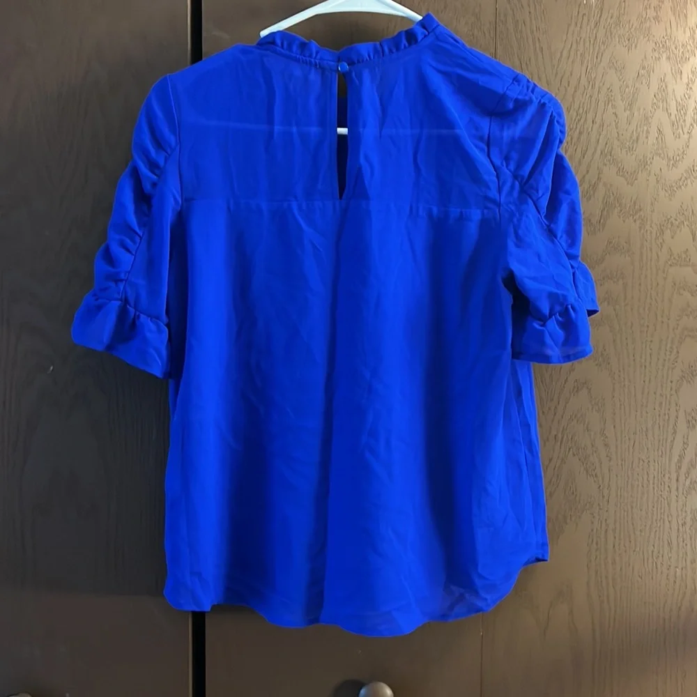 Womens blue blouse - Picture 6 of 8